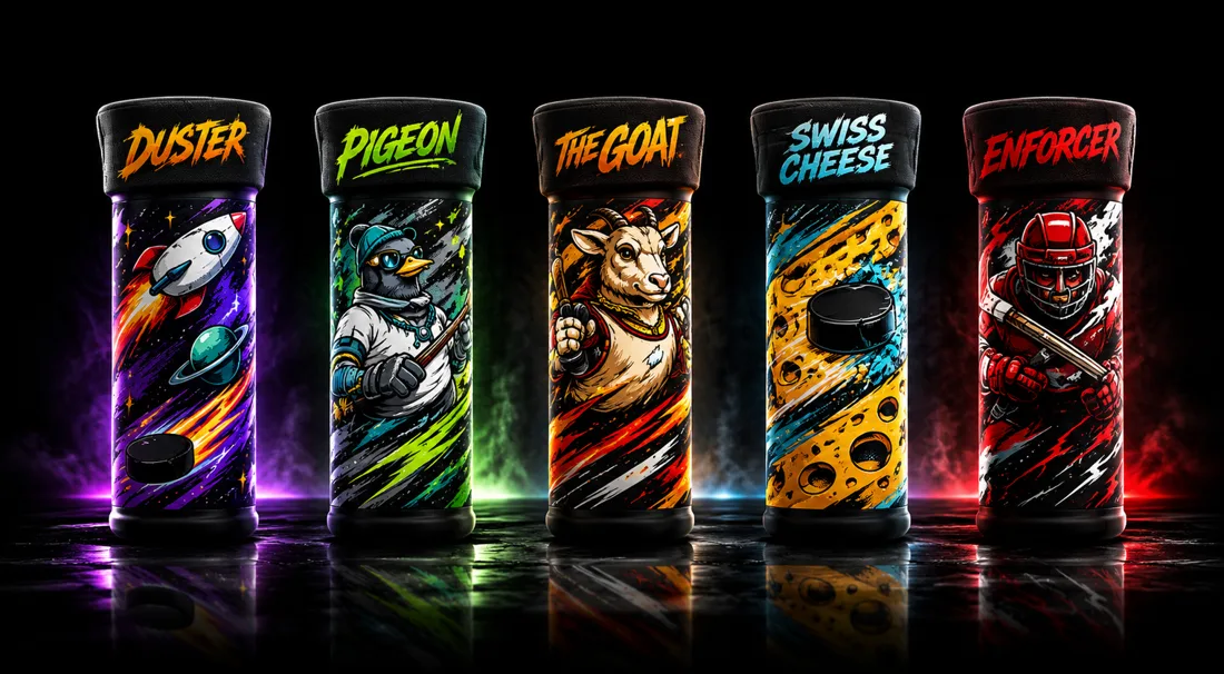 Secret Mini Stick Grips collectible series lineup